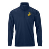 EGA Performance Quarter Zip Pullover - Gold Logo - NAVY