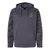 EGA Camo Fleece Performance Hooded Sweatshirt -OD Logo - CHARCOAL