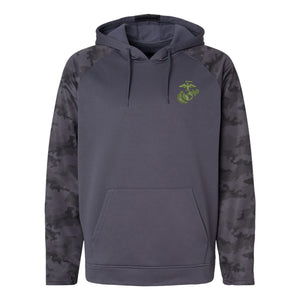 EGA Camo Fleece Performance Hooded Sweatshirt -OD Logo