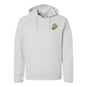 EGA Performance Fleece Hooded Sweatshirt - OD Green Logo