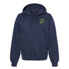 Eagle Globe and Anchor Hoodie with OD Green Logo - Navy