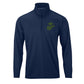 Eagle Globe & Anchor OD Green Performance Quarter Zip Pullover