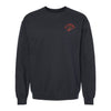 OLD School Eagle Globe and Anchor Crewneck Sweatshirt - Black