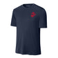 Eagle Globe & Anchor Red Left Chest Performance T-Shirt