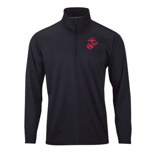 EGA Performance Quarter Zip Pullover - Red Logo