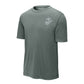 Eagle Globe & Anchor Silver Left Chest Performance T-Shirt