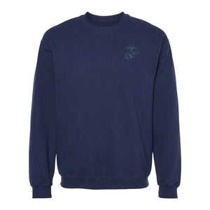 Subdued Eagle Globe and Anchor Crewneck Sweatshirt