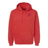 Subdued Eagle Globe and Anchor Hoodie - Red