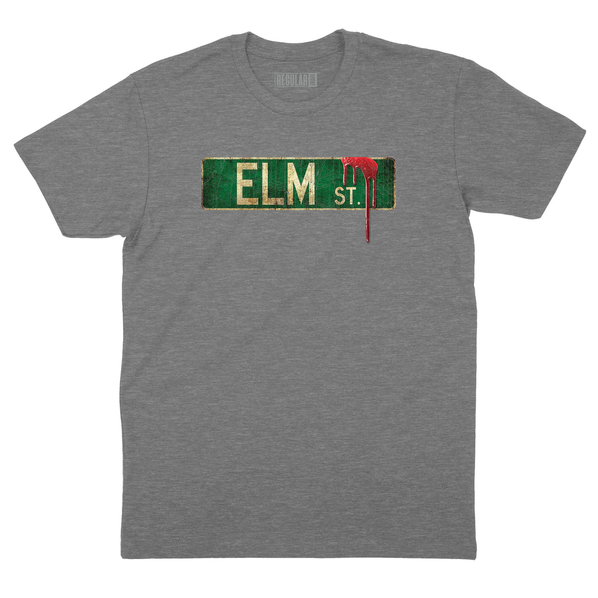 ELM STREET T-shirt (by Regular Brand) — Charcoal Heather