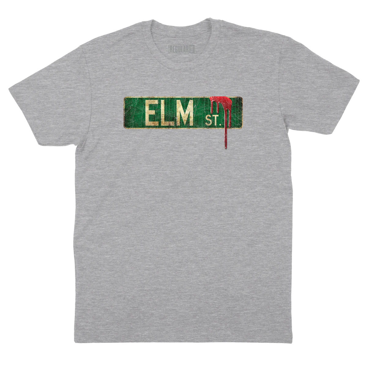ELM STREET T-shirt (by Regular Brand) — Heather Grey