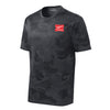 Camohex Embrace the Suck Left Chest Performance T-Shirt - CAMOHEX IRON GREY