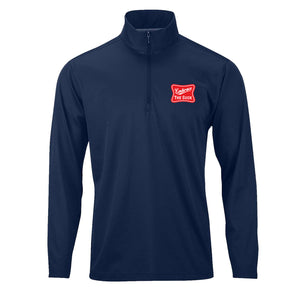 Embrace the Suck Performance Quarter Zip Pullover in Navy - USMC EGA apparel
