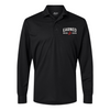 Earned Never Given Longsleeve Performance Polo - BLACK