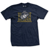 Marine Corps Engineers Vintage  T-Shirt - NAVY