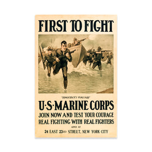 First to Fight - New York, NY Poster