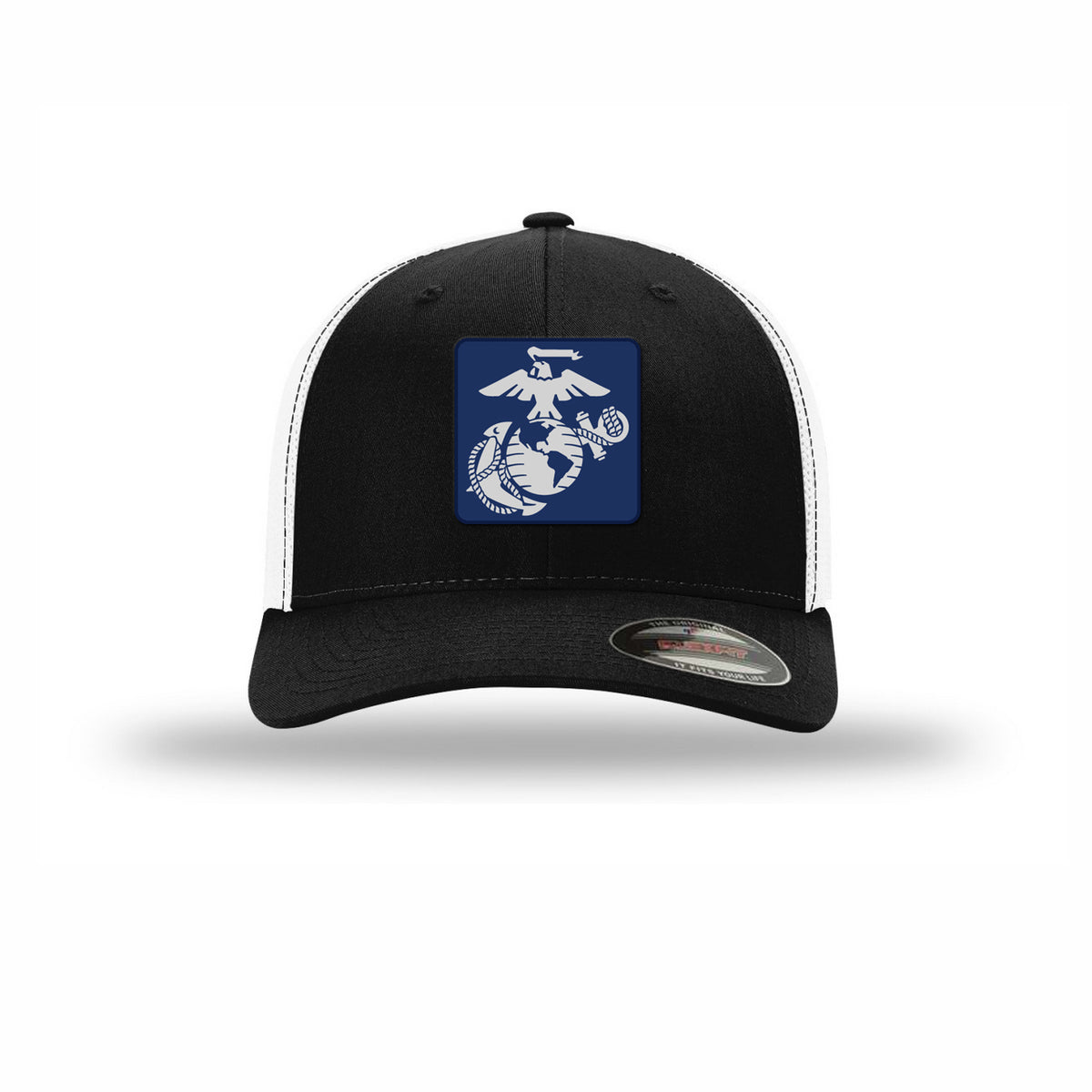 Navy & Silver EGA — BLACK/WHITE