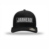 Flexfit Jarhead Carbon Fiber Patch Structured Trucker - BLACK/WHITE