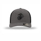 Flexfit Eagle Globe & Anchor Carbon Fiber Patch Structured Trucker
