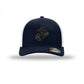 Flexfit Eagle Globe & Anchor Carbon Fiber Patch Structured Trucker