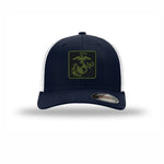 OD Green & Black EGA — NAVY/WHITE