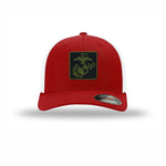 OD Green & Black EGA — RED/WHITE