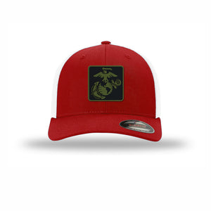 OD Green & Black EGA — RED/WHITE