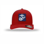 Navy & Silver EGA — RED/WHITE