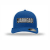 Flexfit Jarhead Carbon Fiber Patch Structured Trucker - ROYAL/WHITE