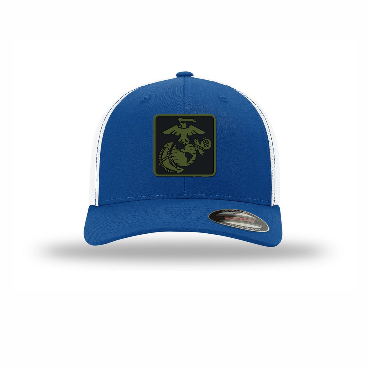 OD Green & Black EGA — ROYAL/WHITE