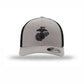 Flexfit Eagle Globe & Anchor Carbon Fiber Patch Structured Trucker