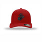 Flexfit Eagle Globe & Anchor Carbon Fiber Patch Structured Trucker