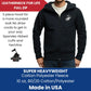 Leatherneck For Life Classic EGA Full Zip Sweatshirt - Black
