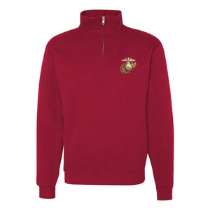 Gold & Silver EGA Quarter Zip Sweatshirt