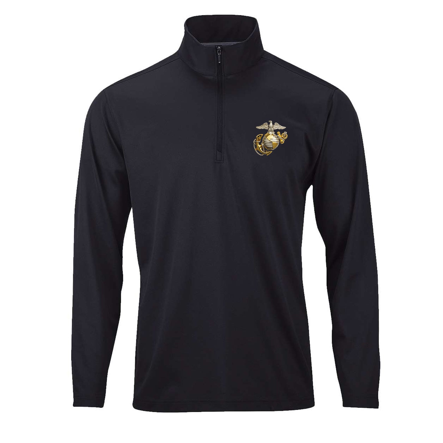 Ega Collection Gold & Silver EGA Performance Quarter Zip Pullover