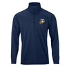 Gold & Silver EGA Performance Quarter Zip Pullover - NAVY