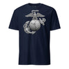 Granite Eagle Globe & Anchor T-Shirt - NAVY