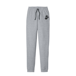 Eagle Globe & Anchor Fleece Jogger - Grey