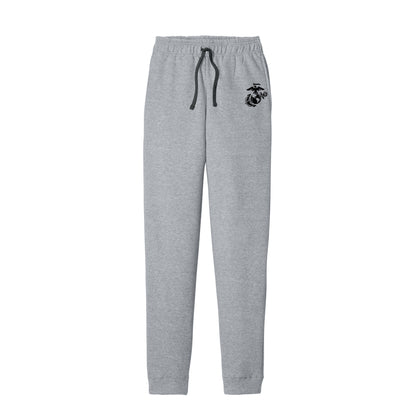Eagle Globe & Anchor Fleece Jogger - Grey