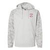 Old School Gunny Camo Fleece Performance Hooded Sweatshirt - GREY