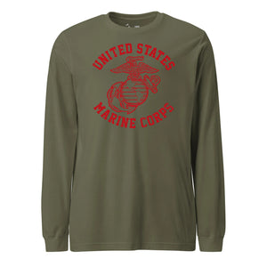 Old School '80s Gunny Highway Olive Drab Holiday Special Edition Longsleeve T-Shirt