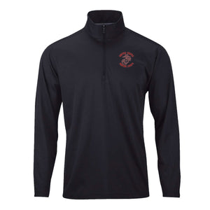 Old School Gunny Performance Quarter Zip Pullover