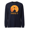Halloween Semper Fi Longsleeve T-Shirt - NAVY