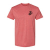 Left Chest EGA Established Performance T-Shirt - HEATHER RED