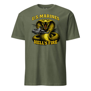 US Marines Hell's Fire Super Cobra Vintage T-Shirt