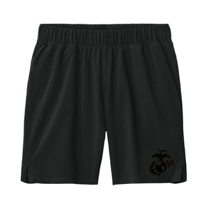 Eagle Globe & Anchor Performance Hiking Shorts - Black