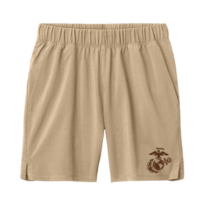 Eagle Globe & Anchor Performance Hiking Shorts - Khaki