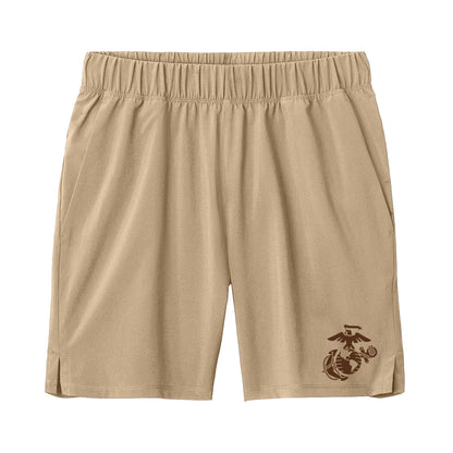 Eagle Globe & Anchor Performance Hiking Shorts - Khaki