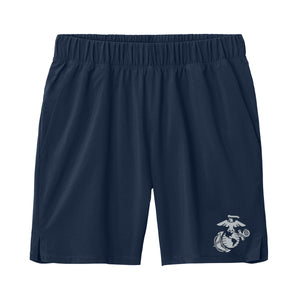 Eagle Globe & Anchor Performance Hiking Shorts - Navy