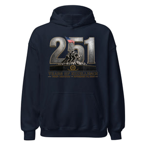 251 Years of Excellence USMC Birthday Hoodie