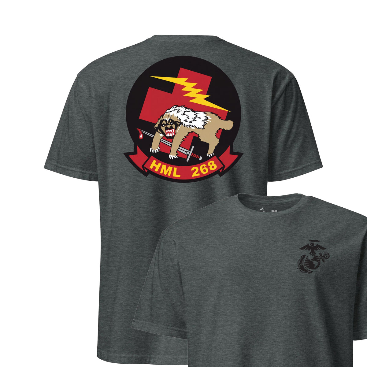 Hml-268 Badgers — Charcoal Heather